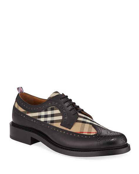 black burberry mens shoes|burberry men's wingtip shoes.